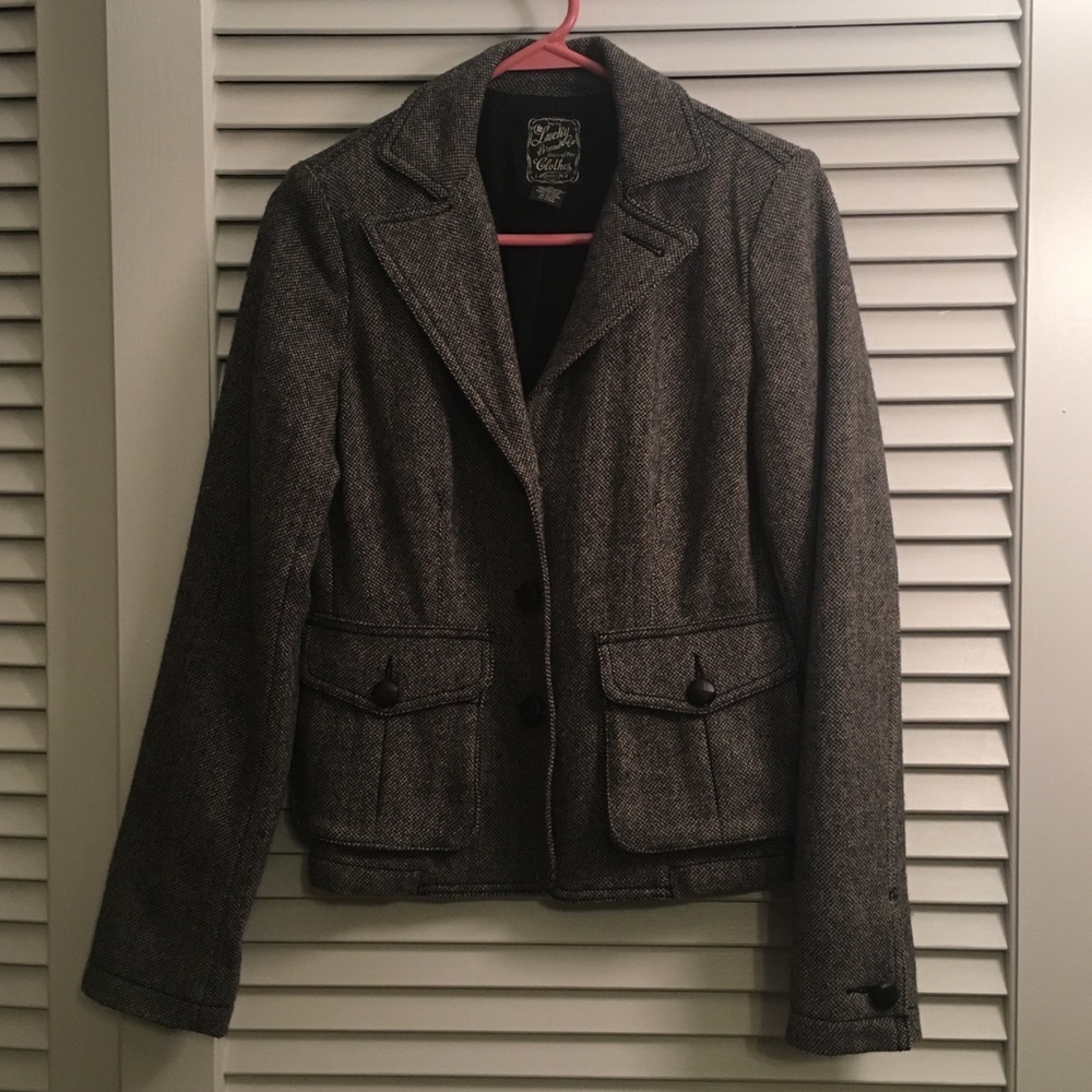 Lucky Brand Wool Blazer Jacket